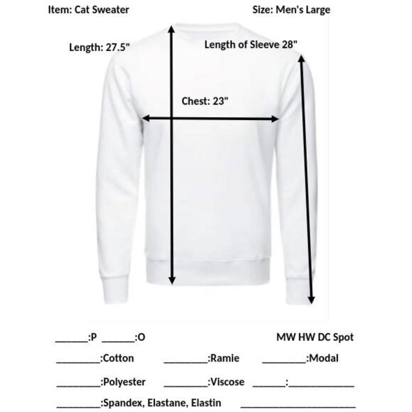 NWT 33 Degrees Santa Claus Cat Sweater Mens L Ugly Pullover Funny Party Striped - Picture 10 of 10